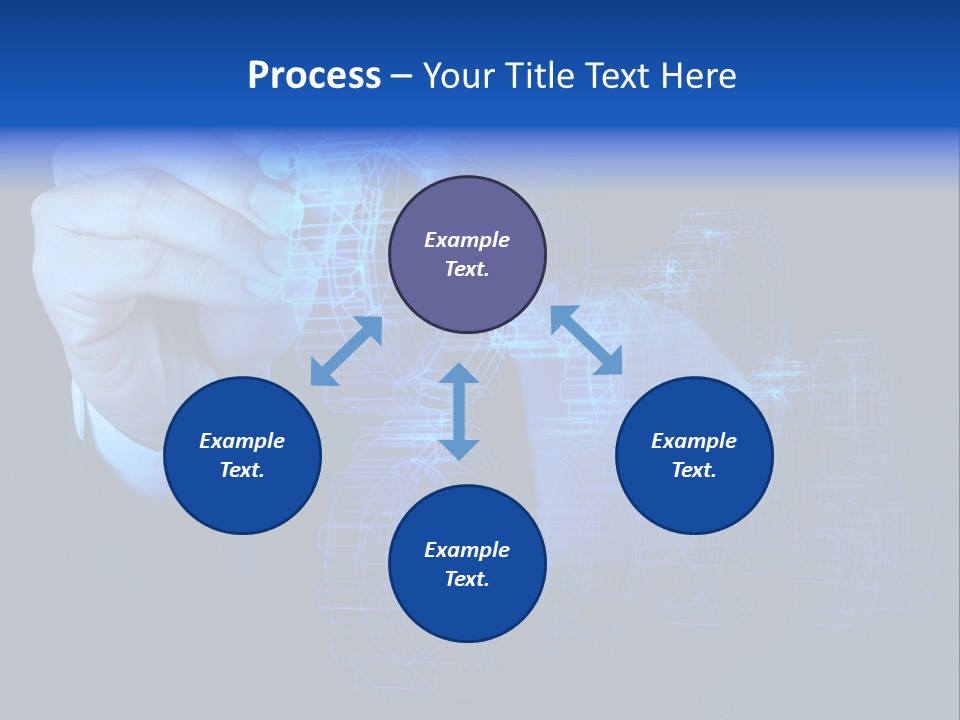 Cube Abstract View PowerPoint Template
