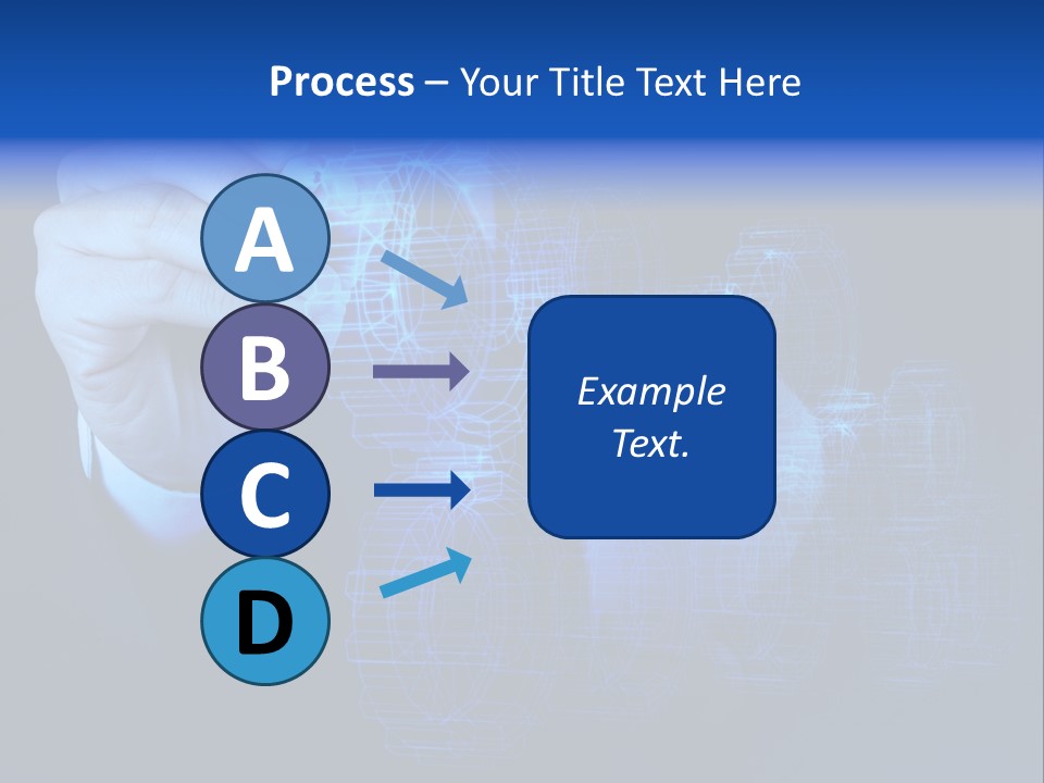 Cube Abstract View PowerPoint Template