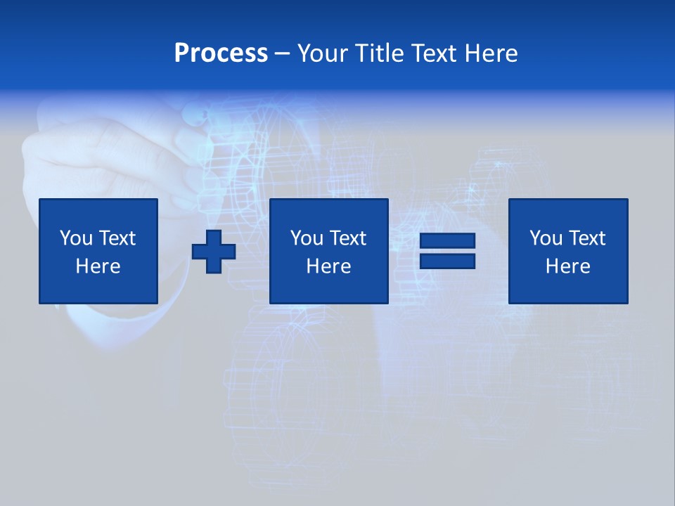 Cube Abstract View PowerPoint Template