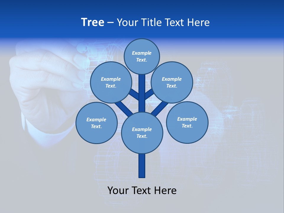 Cube Abstract View PowerPoint Template
