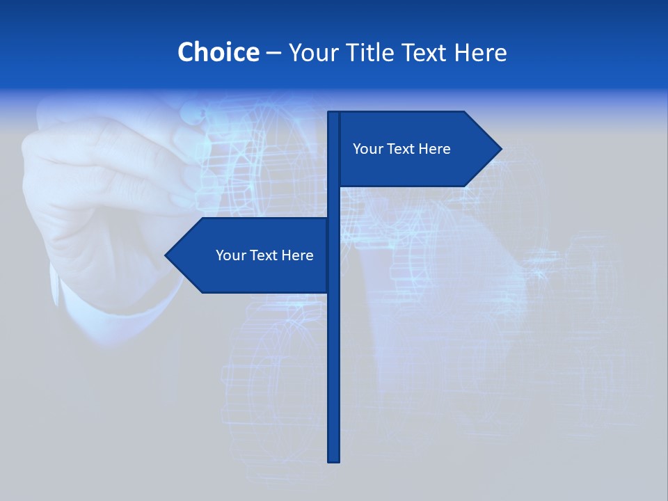 Cube Abstract View PowerPoint Template