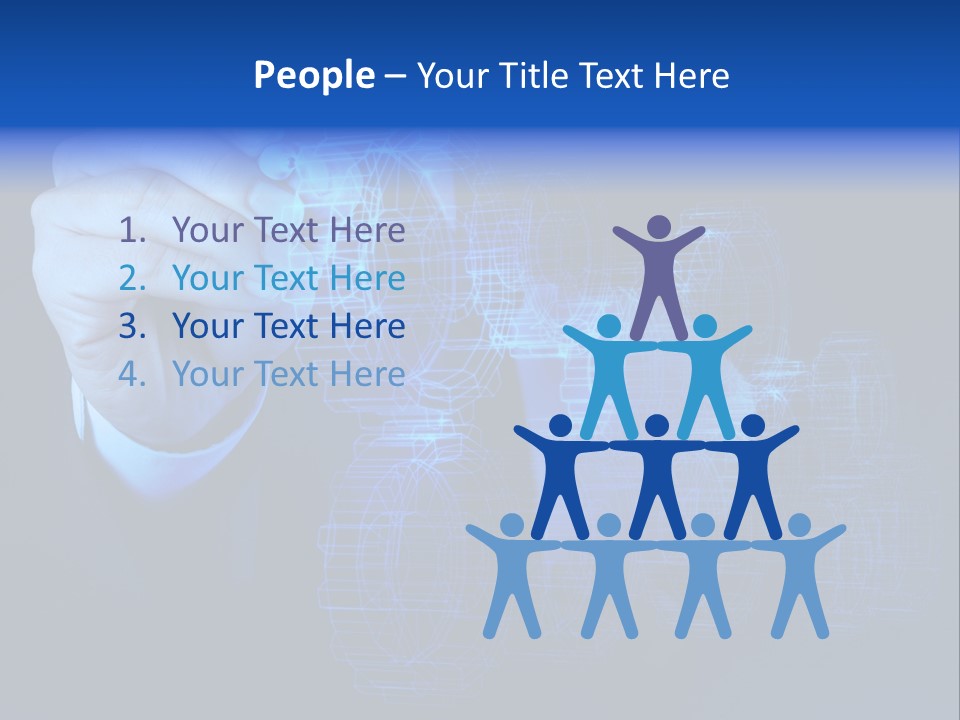 Cube Abstract View PowerPoint Template