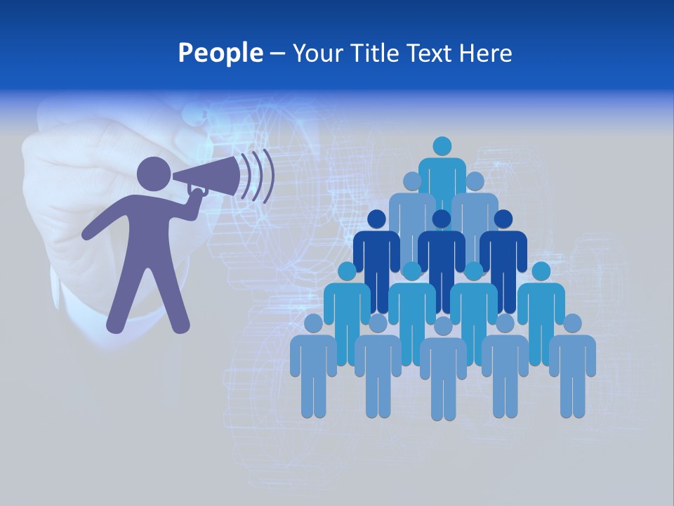 Cube Abstract View PowerPoint Template