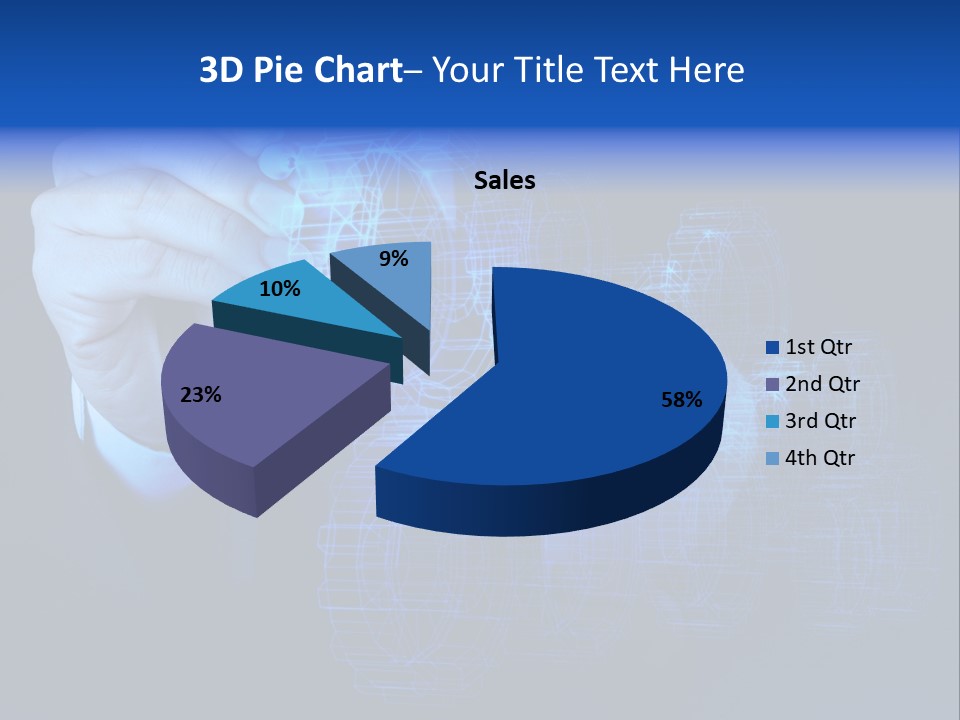 Cube Abstract View PowerPoint Template