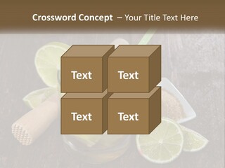 Square Construction Planet PowerPoint Template