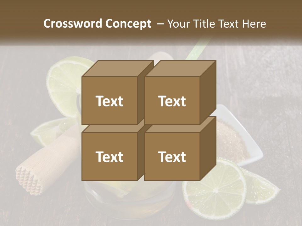 Square Construction Planet PowerPoint Template
