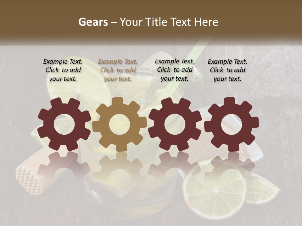 Square Construction Planet PowerPoint Template