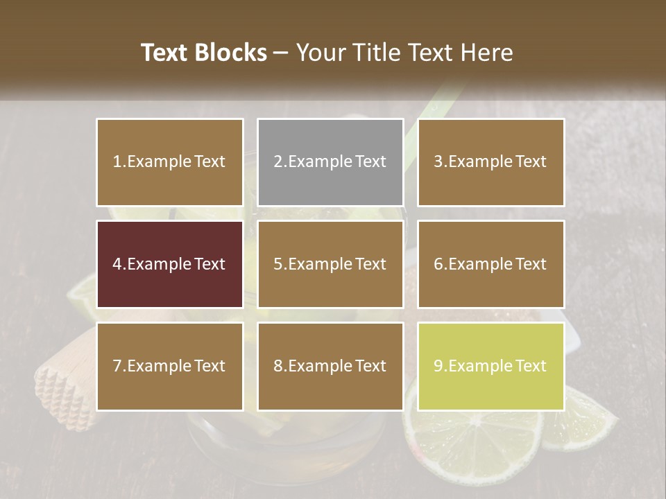 Square Construction Planet PowerPoint Template