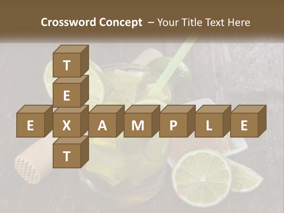 Square Construction Planet PowerPoint Template