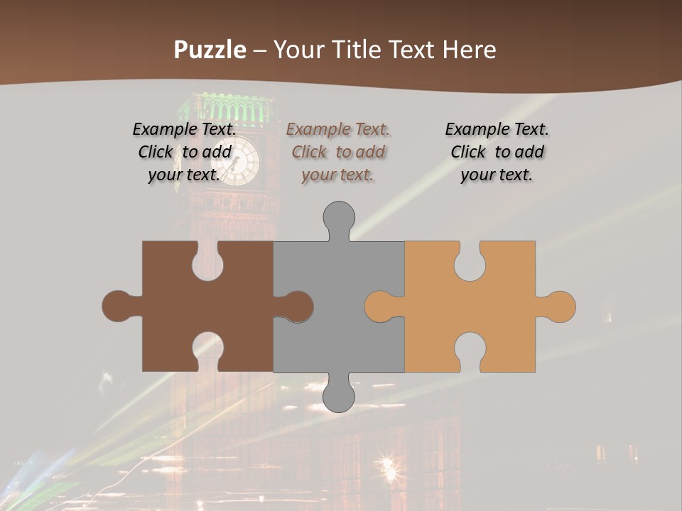 Tall Cityscape Earth PowerPoint Template