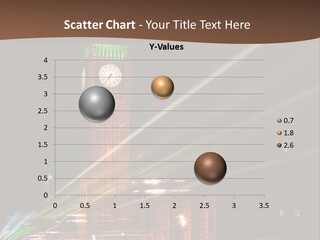 Tall Cityscape Earth PowerPoint Template