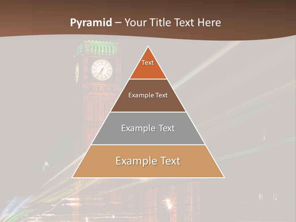 Tall Cityscape Earth PowerPoint Template