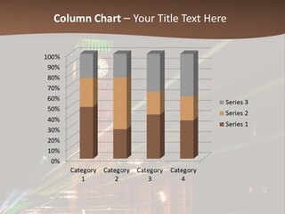 Tall Cityscape Earth PowerPoint Template