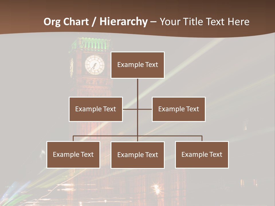 Tall Cityscape Earth PowerPoint Template
