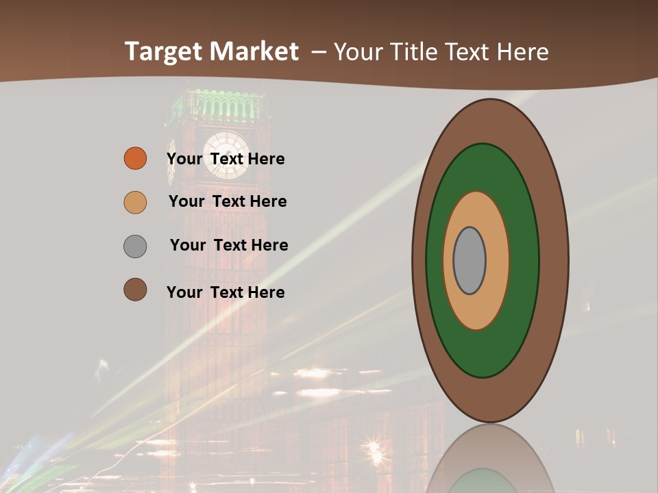 Tall Cityscape Earth PowerPoint Template