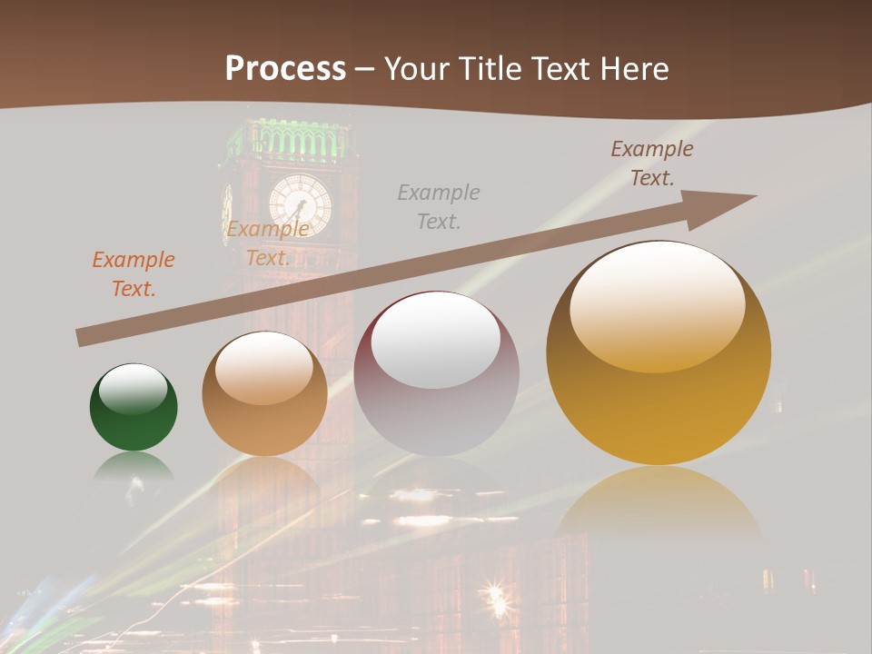 Tall Cityscape Earth PowerPoint Template