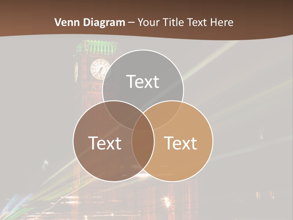 Tall Cityscape Earth PowerPoint Template