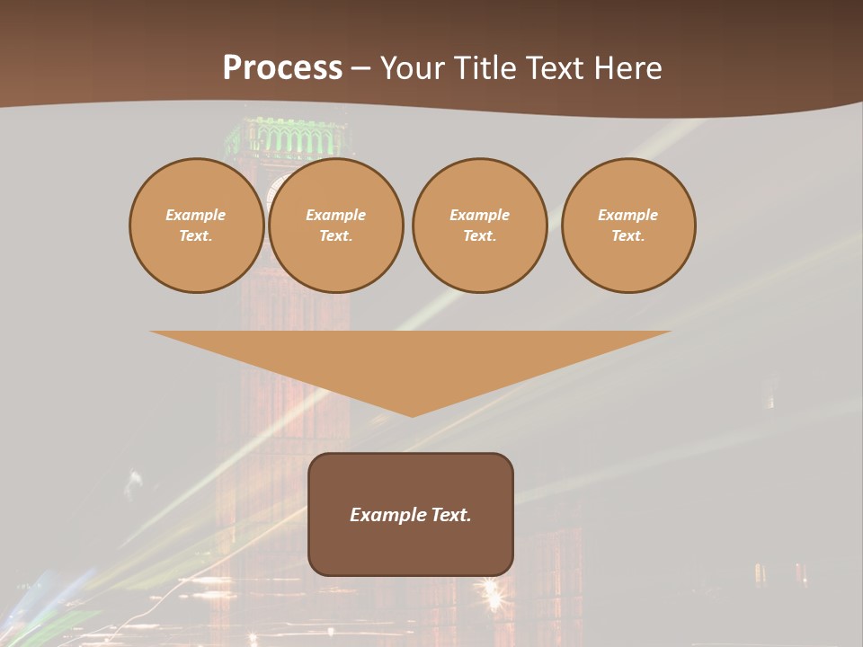 Tall Cityscape Earth PowerPoint Template