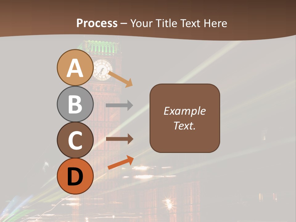 Tall Cityscape Earth PowerPoint Template