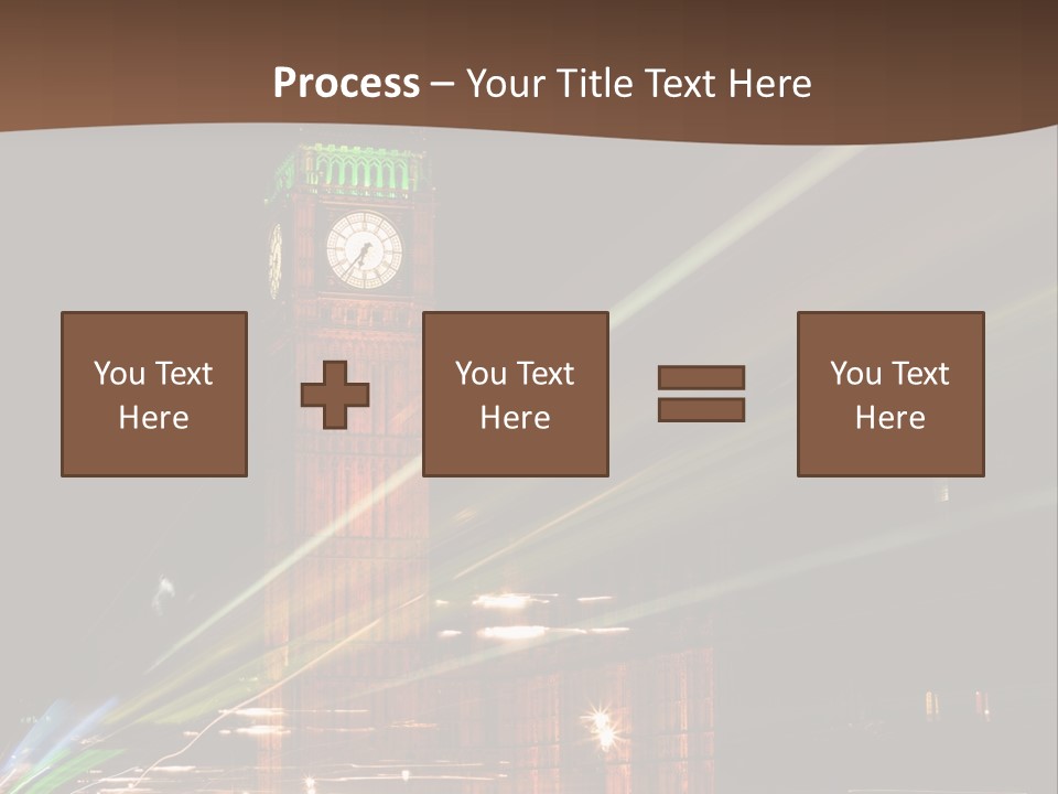 Tall Cityscape Earth PowerPoint Template