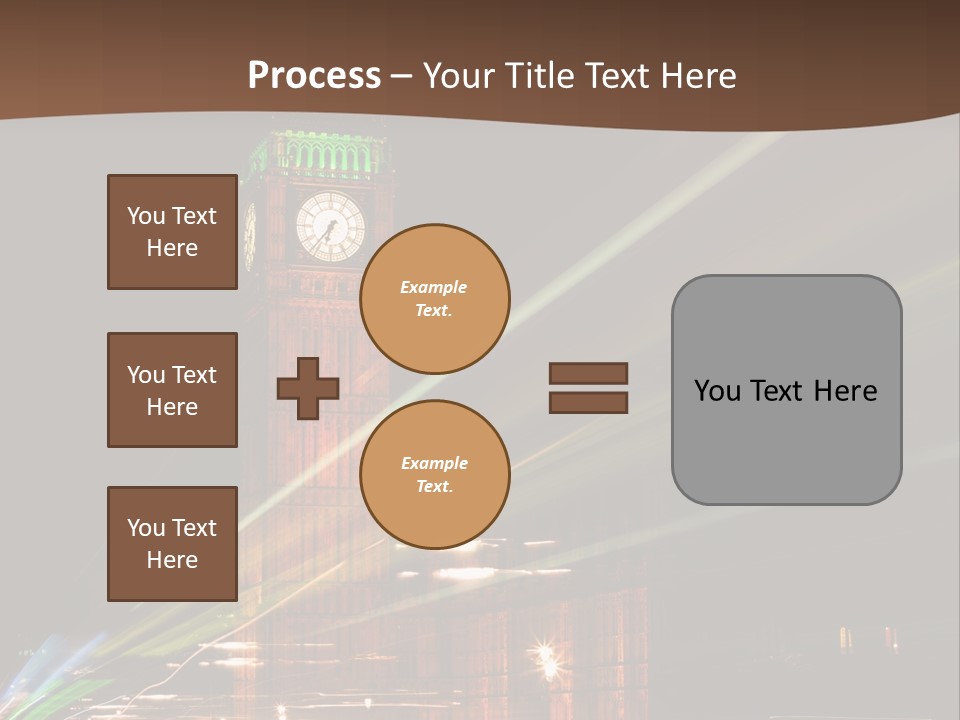 Tall Cityscape Earth PowerPoint Template