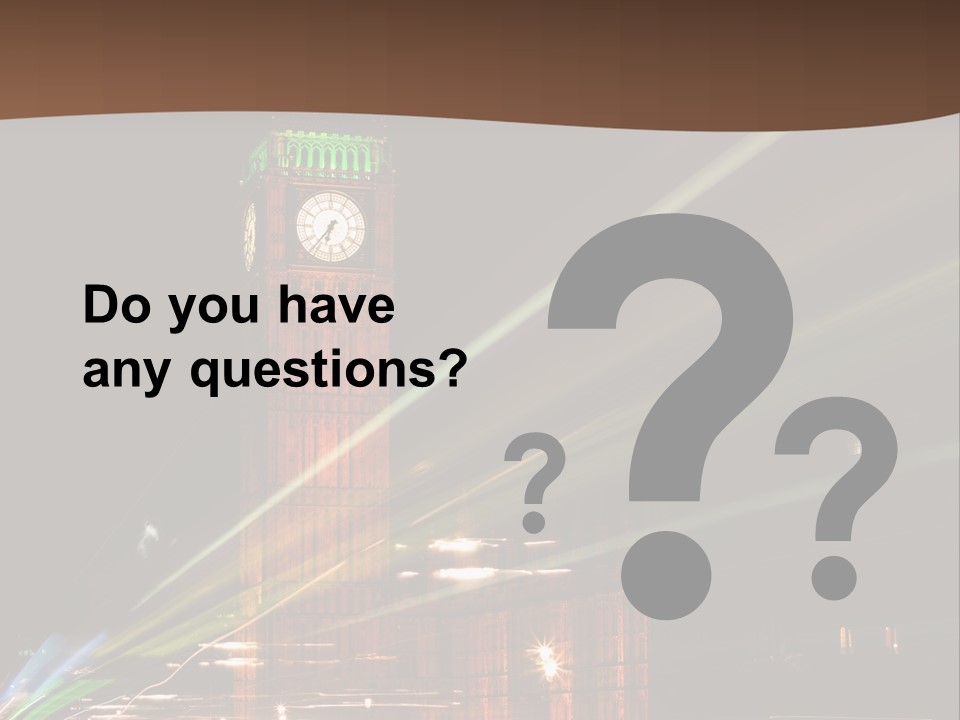 Tall Cityscape Earth PowerPoint Template