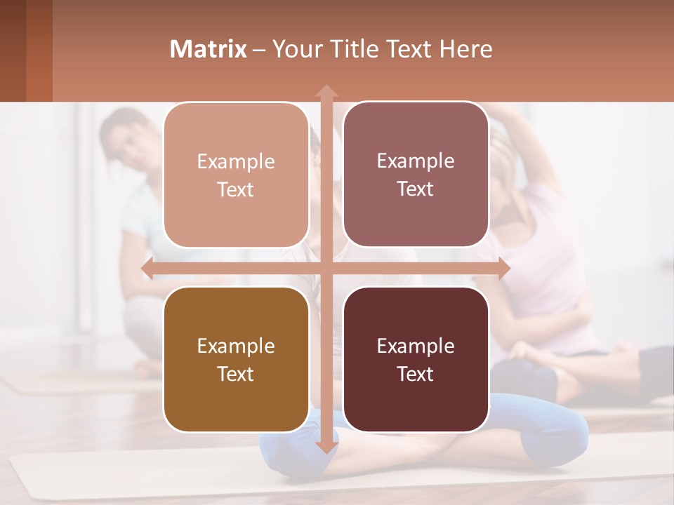 Cube Black View PowerPoint Template