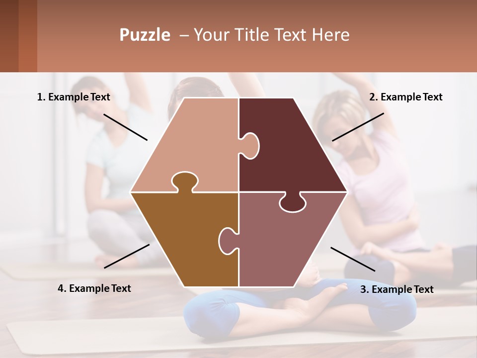 Cube Black View PowerPoint Template