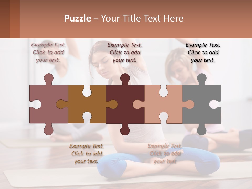 Cube Black View PowerPoint Template