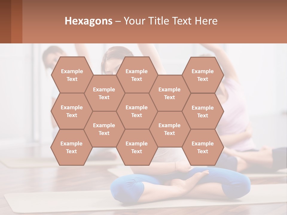 Cube Black View PowerPoint Template