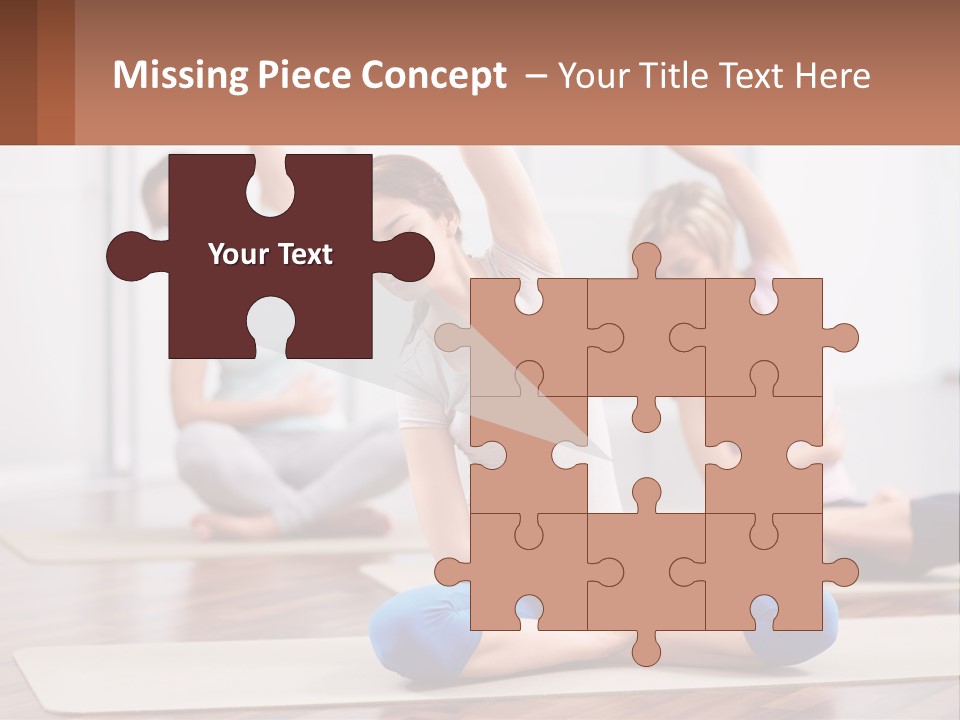 Cube Black View PowerPoint Template