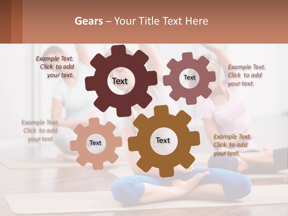 Cube Black View PowerPoint Template