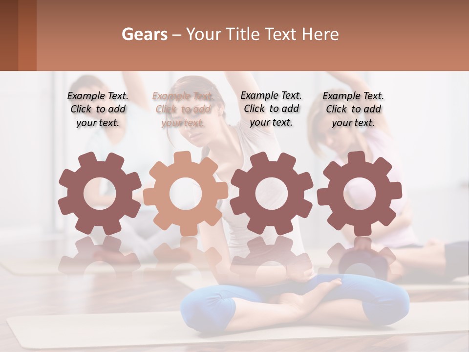 Cube Black View PowerPoint Template