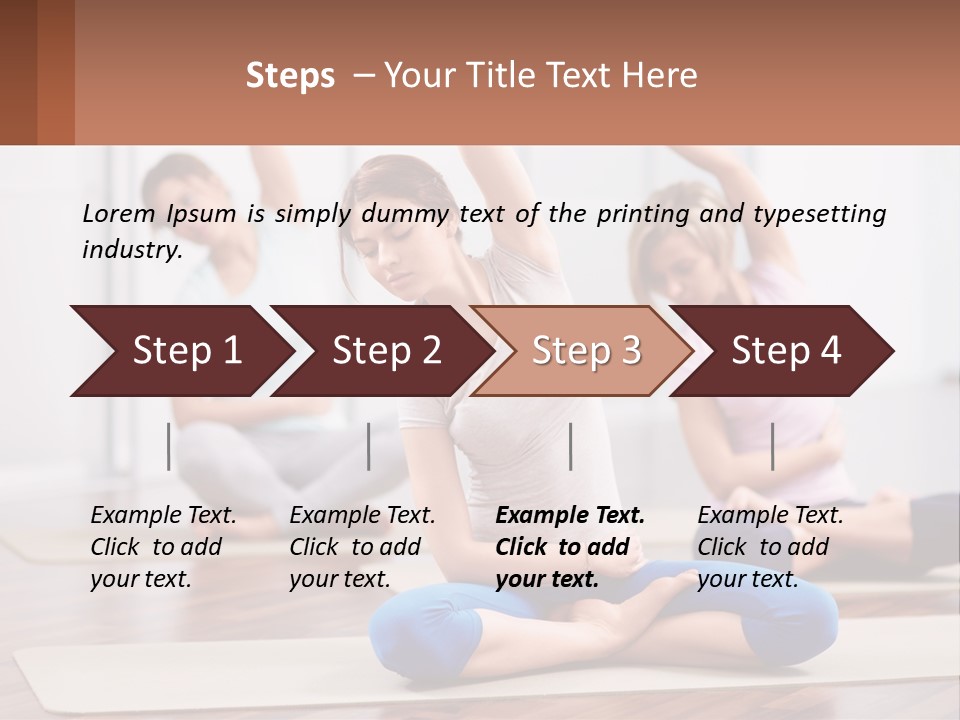 Cube Black View PowerPoint Template