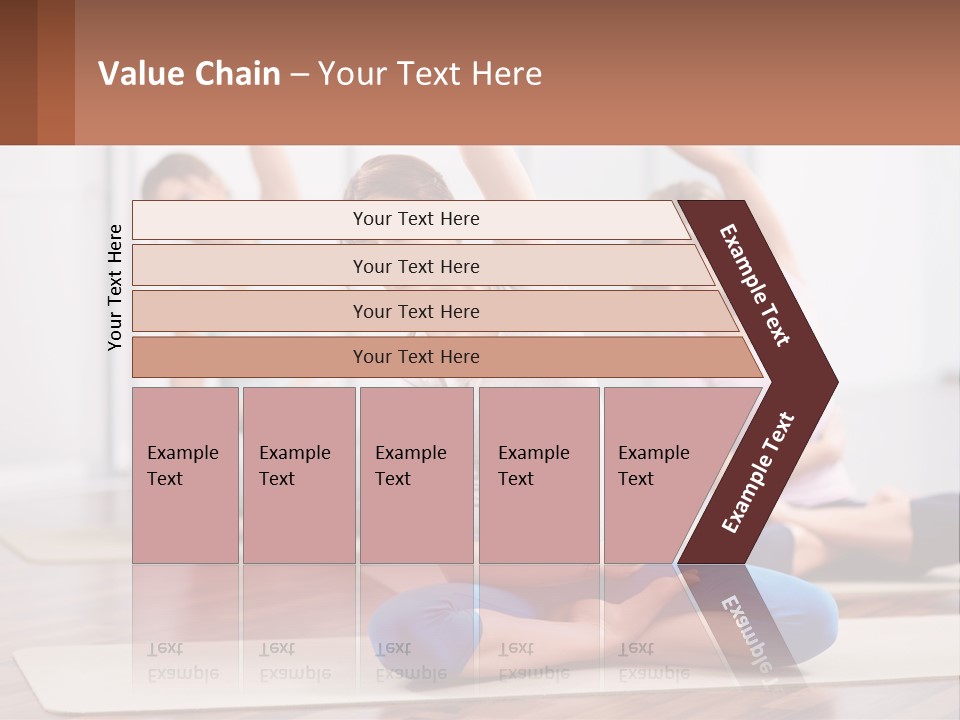 Cube Black View PowerPoint Template