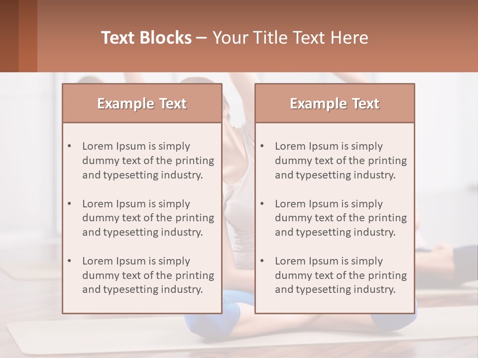 Cube Black View PowerPoint Template