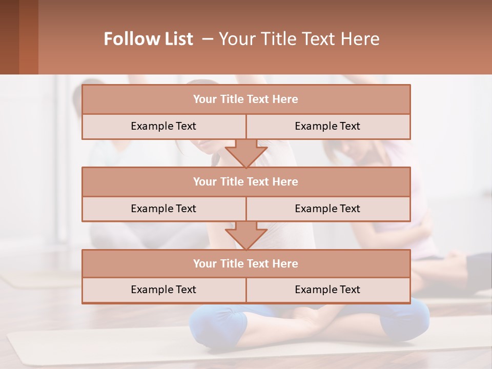 Cube Black View PowerPoint Template