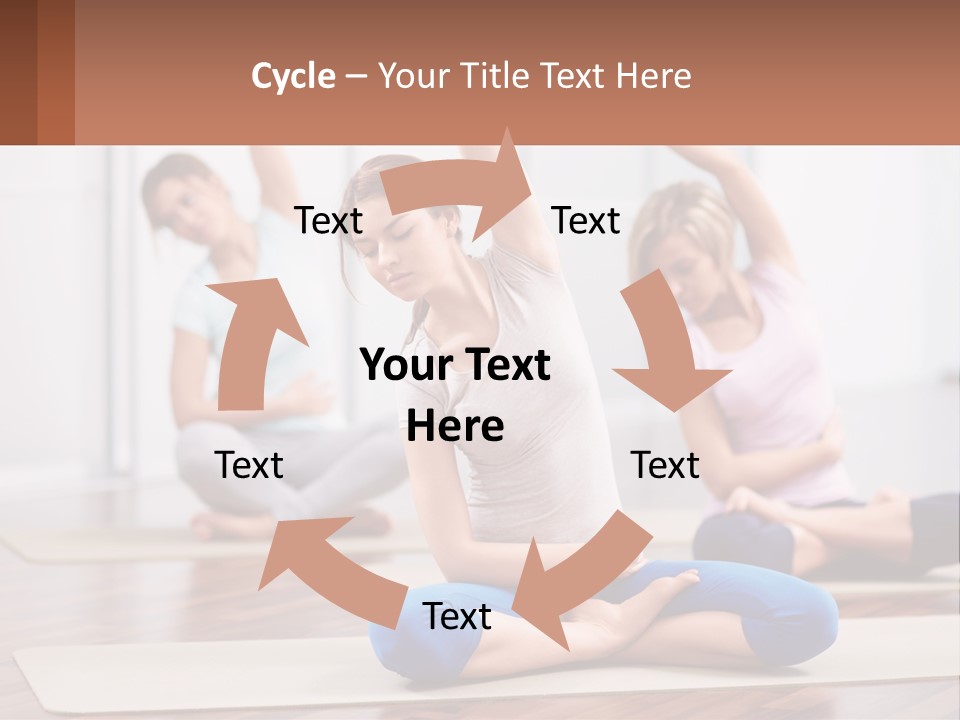 Cube Black View PowerPoint Template