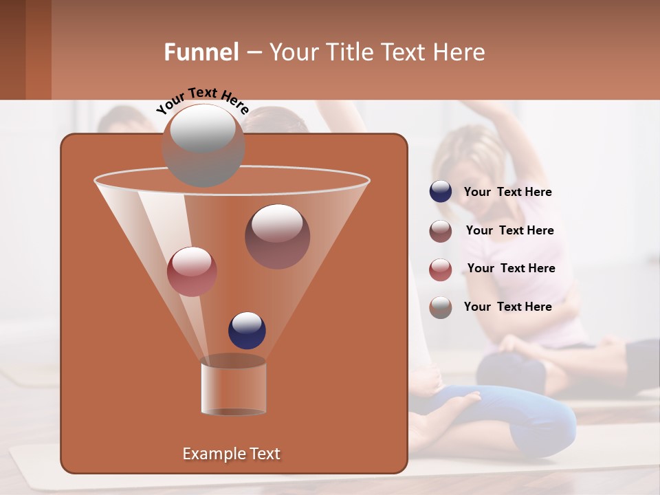 Cube Black View PowerPoint Template