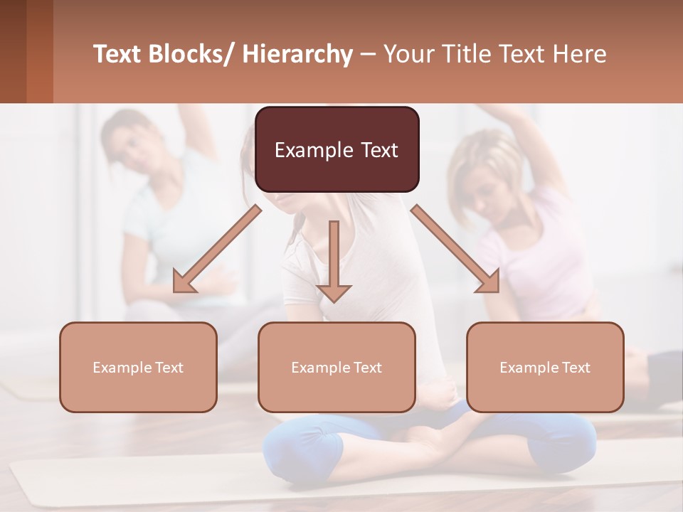 Cube Black View PowerPoint Template