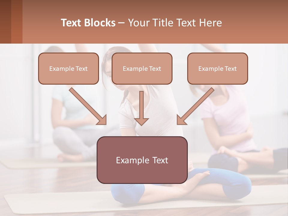 Cube Black View PowerPoint Template