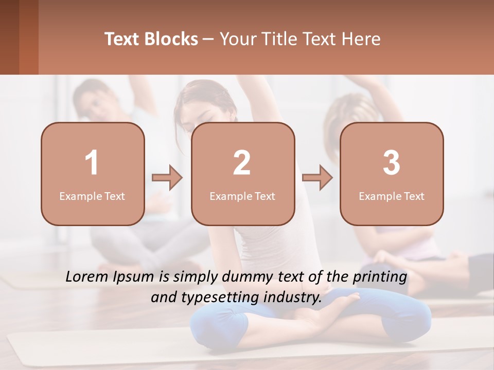 Cube Black View PowerPoint Template