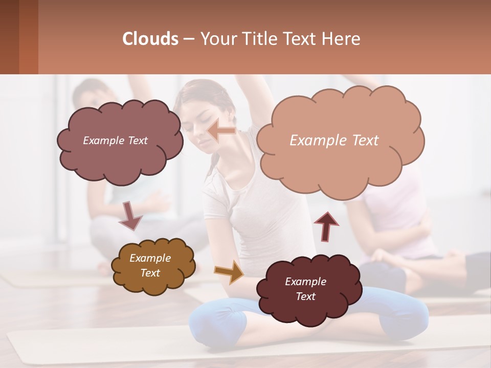 Cube Black View PowerPoint Template