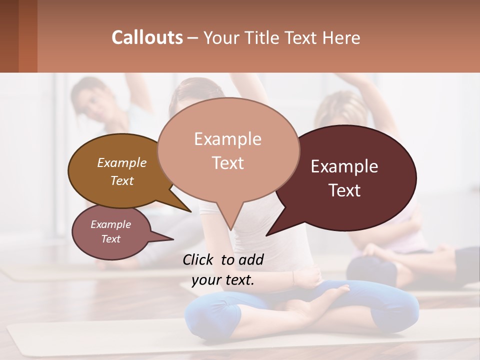 Cube Black View PowerPoint Template