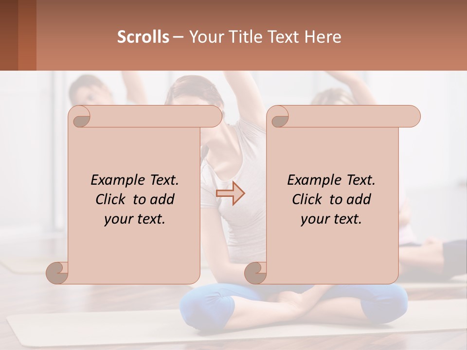 Cube Black View PowerPoint Template