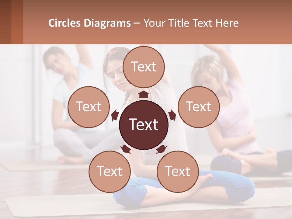 Cube Black View PowerPoint Template