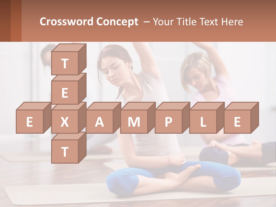 Cube Black View PowerPoint Template