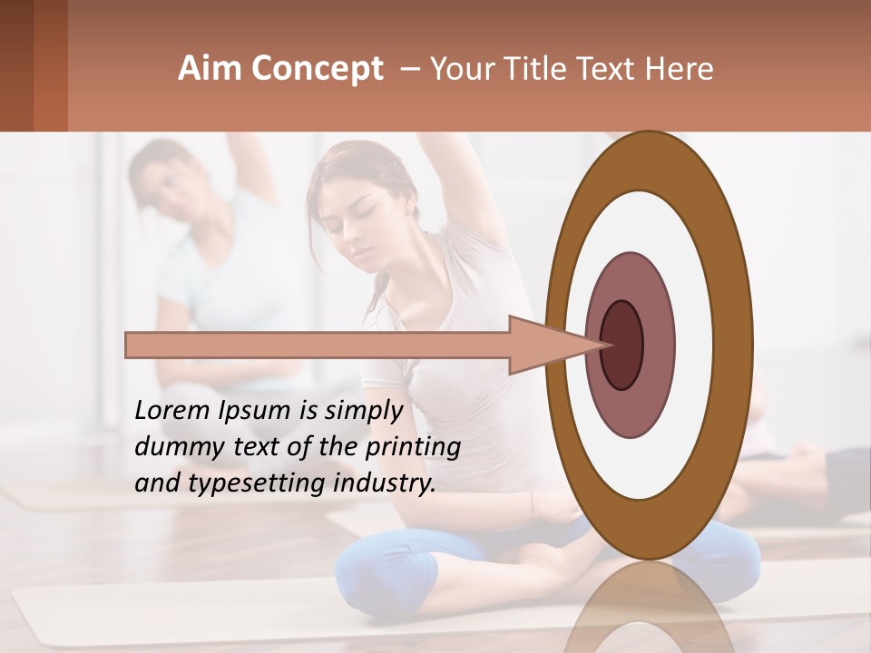 Cube Black View PowerPoint Template