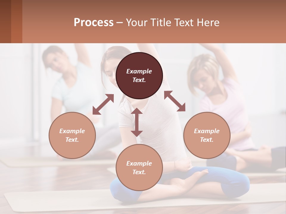 Cube Black View PowerPoint Template