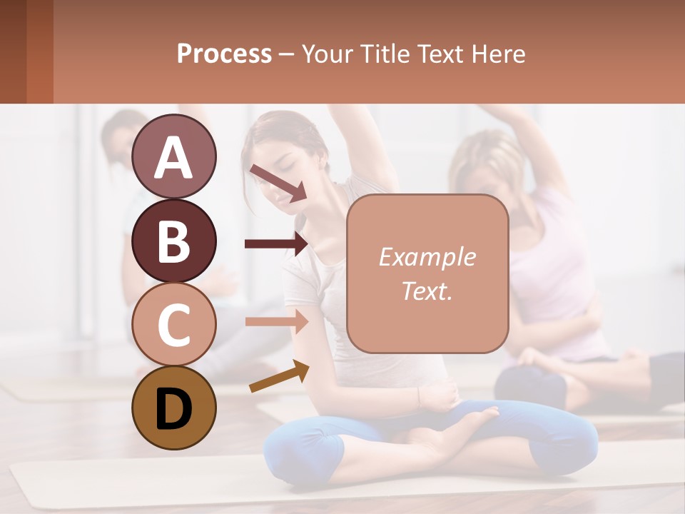 Cube Black View PowerPoint Template
